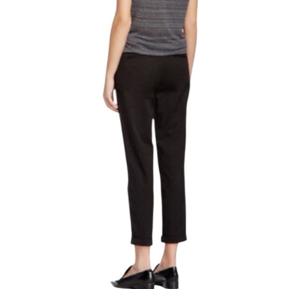 Vince Black Pleated Front Cotton Dress Pants Women’s Size 4 Trousers Classic - Picture 2 of 12